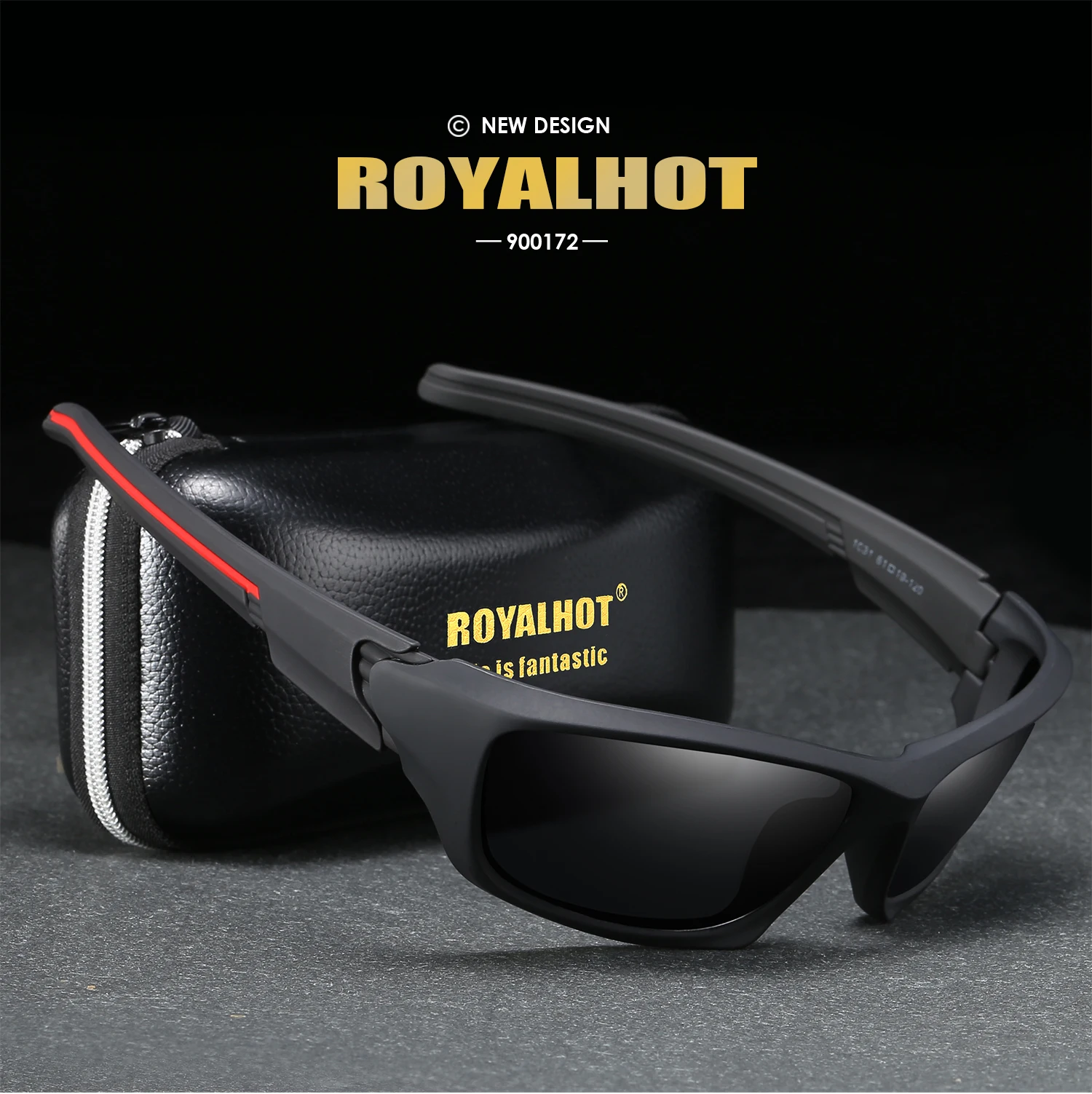 RoyalHot, мужские, женские, поляризационные, квадратная оправа, спортивные солнцезащитные очки, Ретро стиль, солнцезащитные очки, 900172