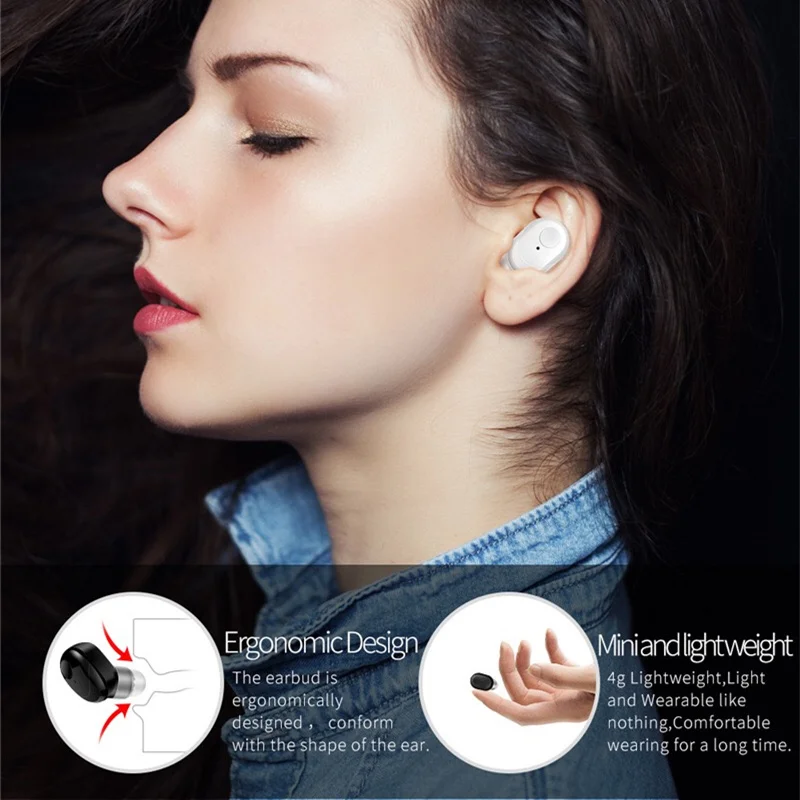TWS 5,0 шумоподавление bluetooth-гарнитура одна в ухо низкая мощность Удобная Sweatproof беспроводная гарнитура с микрофоном