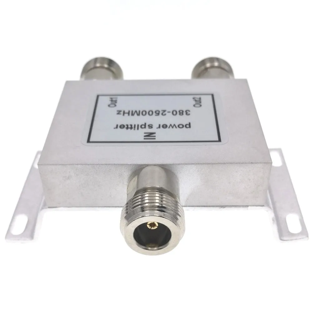 Радиочастотный коаксиальный сплиттер 380 2500 МГц N Fem Female 2 way 50 Ом|ohm system|splitter 1x2ohm plugs |