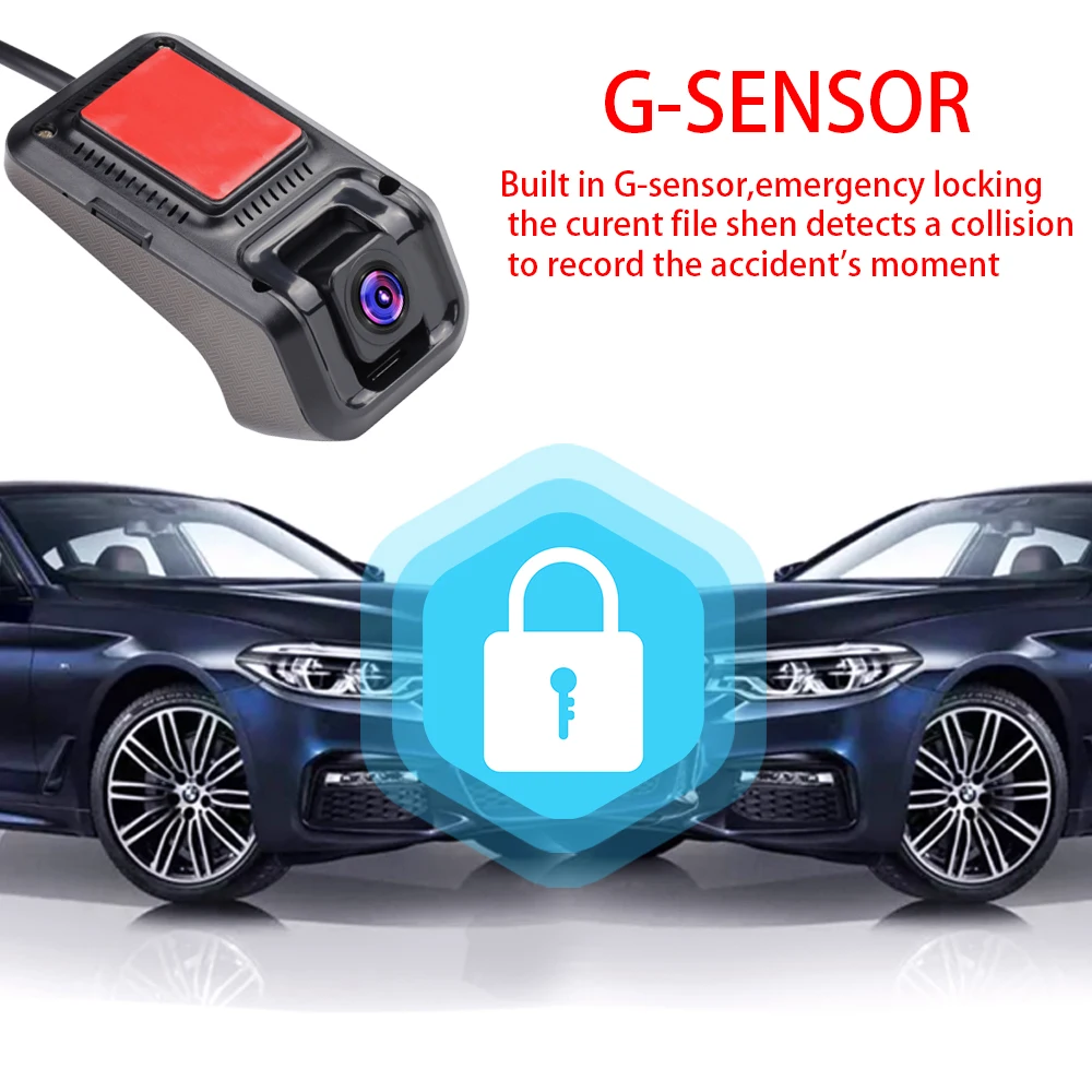 WIFI Wireless Car DVR Dash Cam Voice Control 1080P WiFi ADAS HD Night Vision Vehicle Driving Recorder Dashcam Registrar Camera