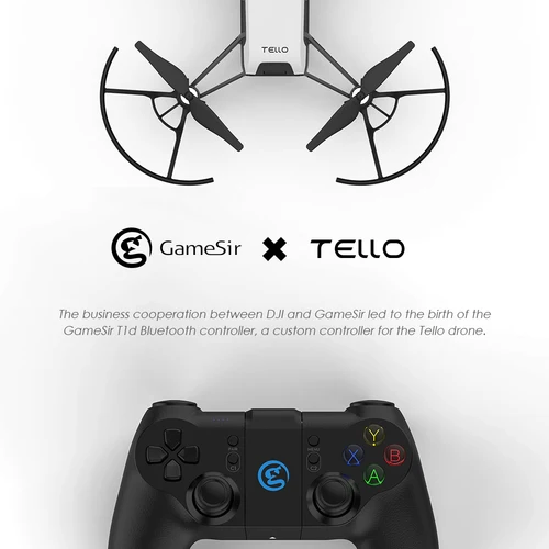 GameSir DJI Tello Mini 드론용 블루투스 컨트롤러, 애플 아이폰 및 안드로이드 스마트폰과 호환 가능, T1d 3