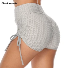 Десять цветов, сексуальные жаккардовые легинсы, пятые и Пузырьковые шорты, высокая талия, бант, жаккардовые, повседневные, для фитнеса, бега, пуш-ап, йоги, тренажерного зала