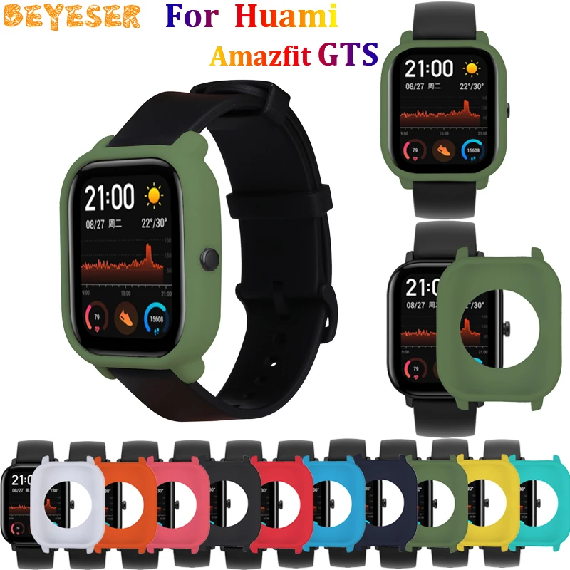 

Silicone Protector cases For Huami Amazfit GTS replacement Accessories For Huami Amazfit GTS smart watch Protective shell