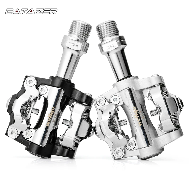 

Bicycle Pedal Aluminum Alloy MTB Mountain Bike Pedals Sealed Bearing Non-Clips Pedal Self-locking Pedal SPD Bicycle Pedals