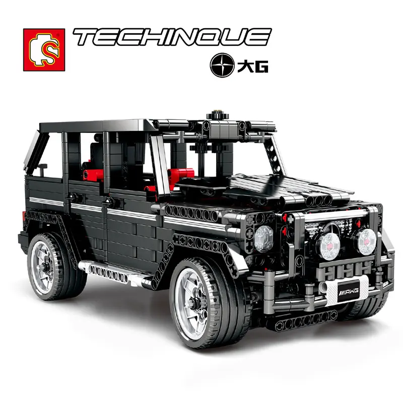 1343 шт техника lepinglys City Technic toys G500 большой внедорожник внедорожники для