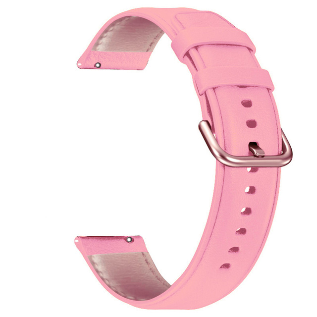 Colorful Leather Straps Watchband For Samsung Galaxy Watch 3 41mm Smart Wriststrap bracelet For Huami Amazfit GTS 2 2e Belt