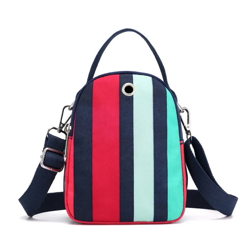 

Jielangshi New Style Elegant Stripes Shoulder Bag Versitile Fashion Handbag