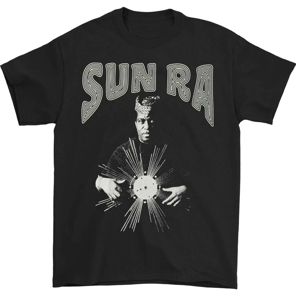 Sun Ra Men'S Ra-Space-это место футболка черная модная |