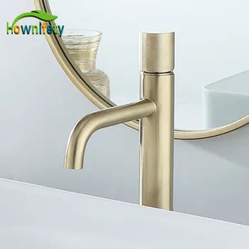 

Matte Black & Brushed Gold Basin Sink Faucet Short & Tall Type Hot Cold Mixer Crane Tap Deck Mount Bath Wash faucets