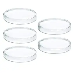 Vaisselle de pétri en verre à haute teneur en Borosilicate, 5 pièces, pour Culture cellulaire, pour l'école 