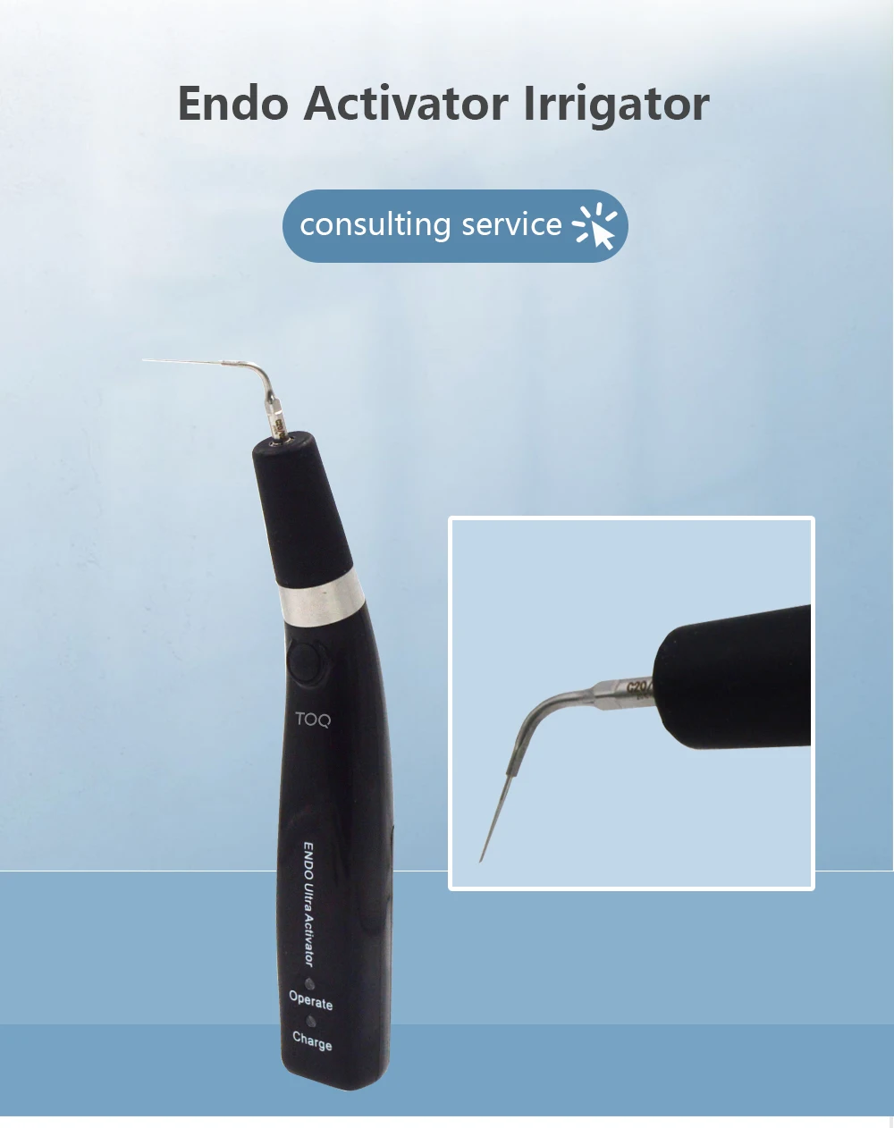 ultra ativador dental com 6 pontas 40-50khz