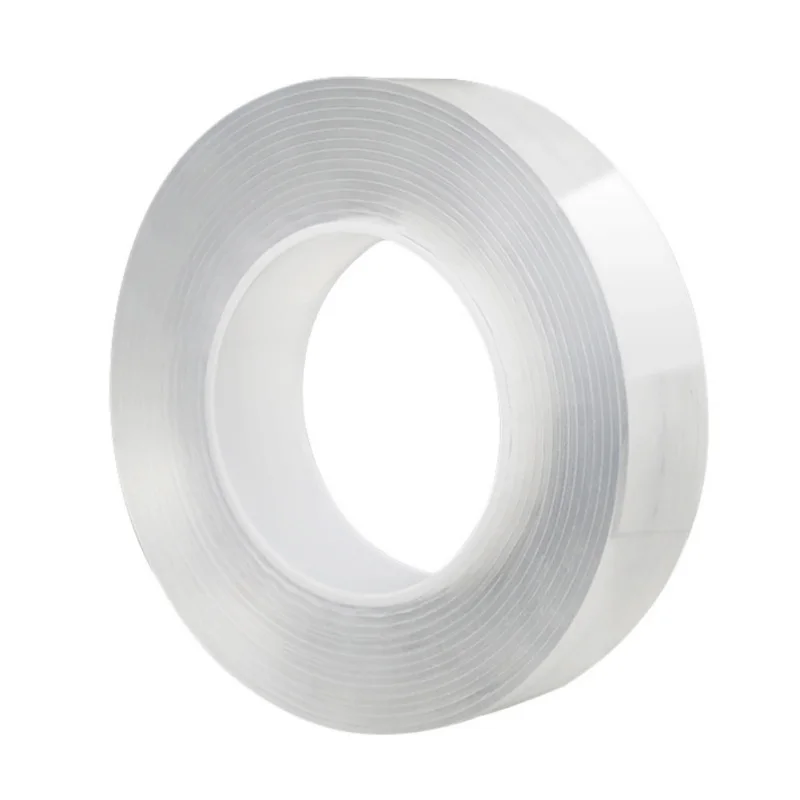3//5//10M Clear Acrylic Adhesive Magic Tape Invisible Transparent Double Sided