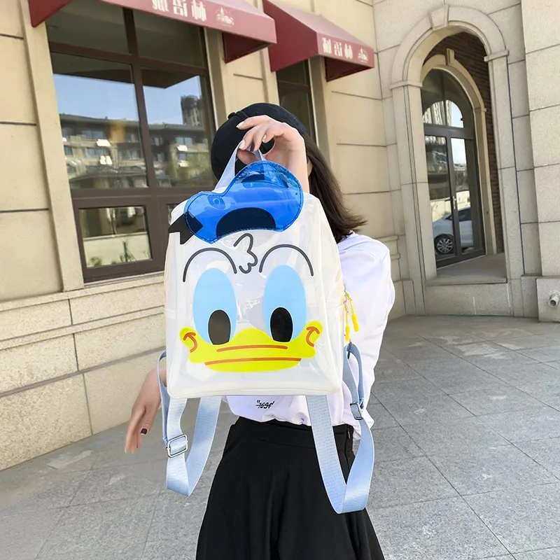 Disney Donald Duck children backpack cute kindergarten jelly small