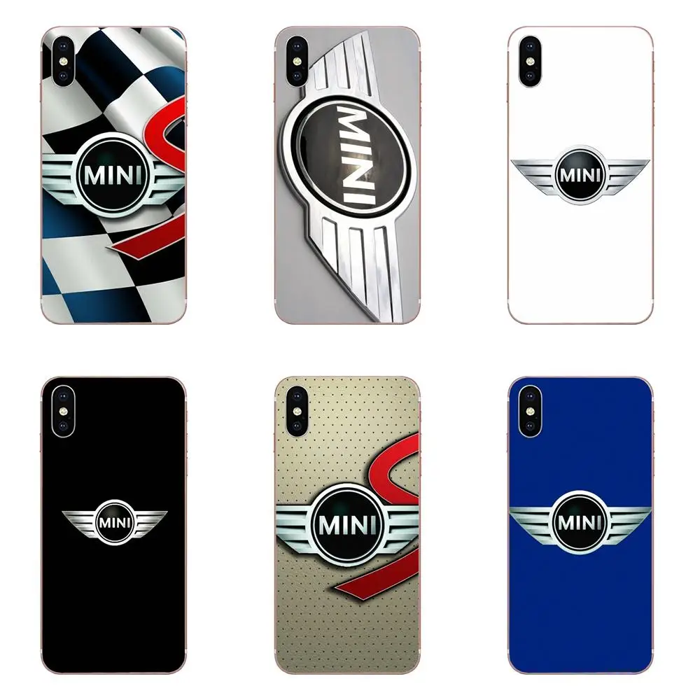 Mini Cooper черный красный Вдохновленный мягкий дизайн, индивидуальный заказ для Apple iPhone 4 4s 5 5C 5S SE 6 6S 7 8 Plus X XS Max XR