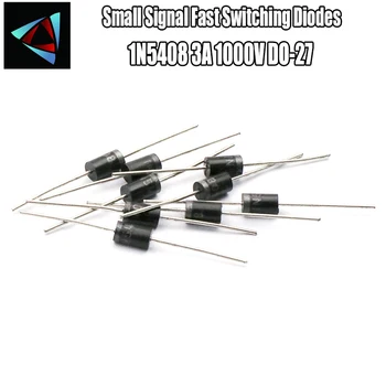 

10pcs IN5408 1N5408 3A 1000V DO-27 Rectifier Diode