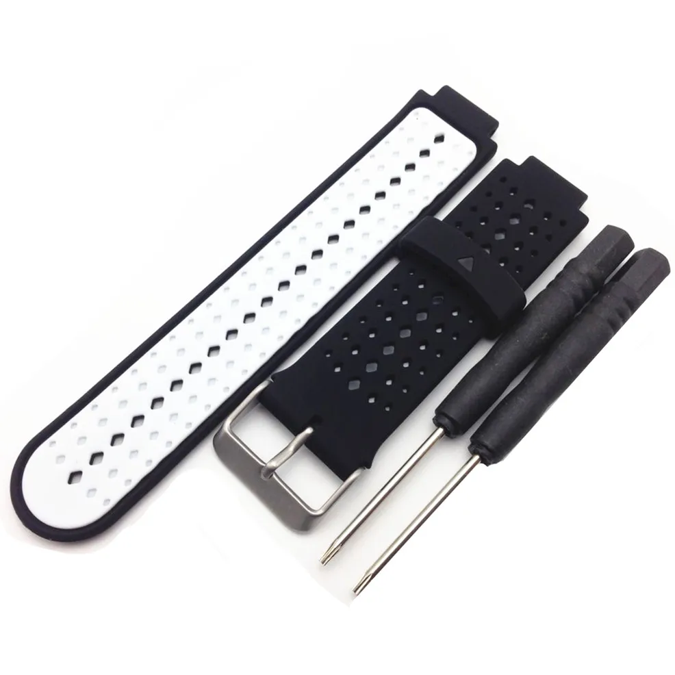 Premium Silicone Replacement Watchband Strap with Tool