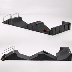 Jeux d'entraînement, scène, planche à roulettes avec pièces de rampe, piste, jouets pour enfants, cadeau, kate Park, Mini, jouets de Skateboard 