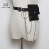 Fashion Punk Rock Small Harajuku waist Belts bag purse Bandage Punk Harness Waist metal tassel Mini Chain Punk Women Belt 104 ► Photo 1/6