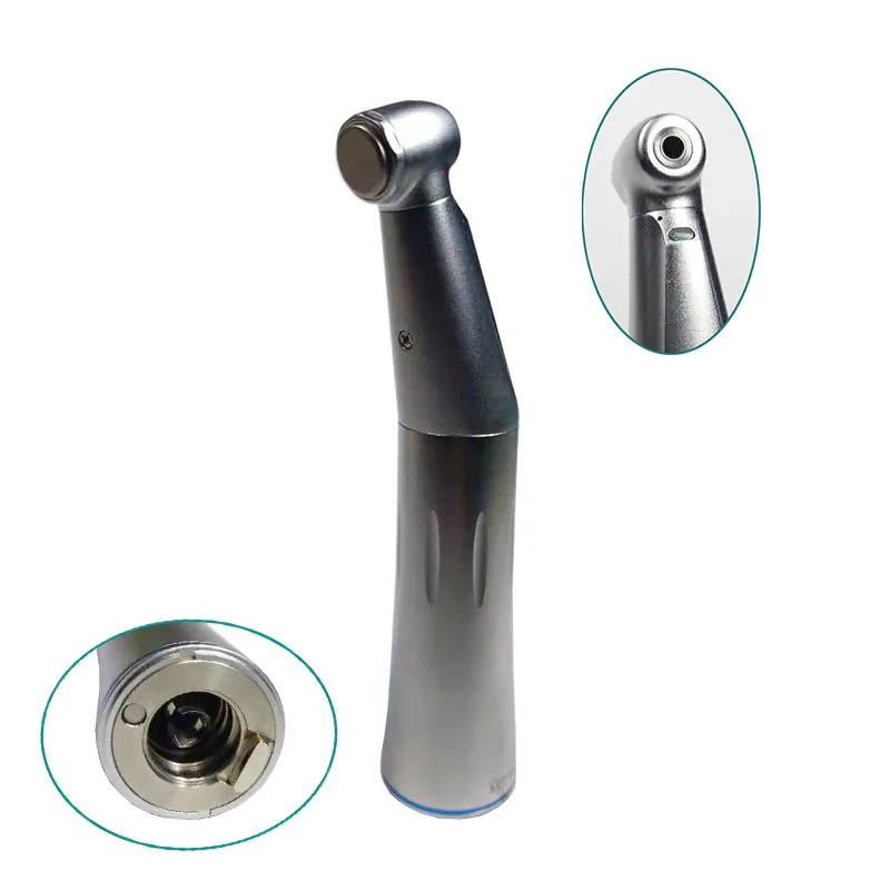 1 piece Dental Low Speed Handpiece Air Turbine Contra Angle Inner Water Spray Glass Rod Optic