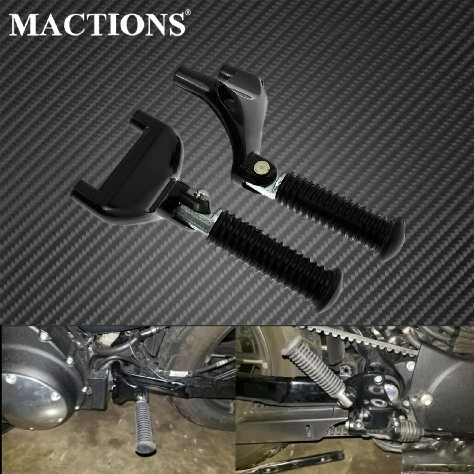 Motorcycle Passenger Rear Foot Pegs Footpegs Mount For Harley Sportster