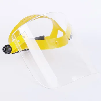 

1* Face Shield Safety Transparent Face Shield Visor Anti-Shock Anti-Spatter Protective Film Tool Practical New