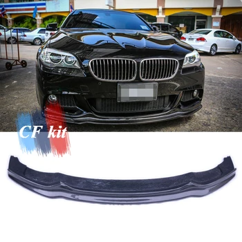 

CF Kit Carbon Fiber Arkym Style Front Lip Spoiler For BMW 5 Series F10 F11 M Tech Body Kit Front Bumper Car Styling