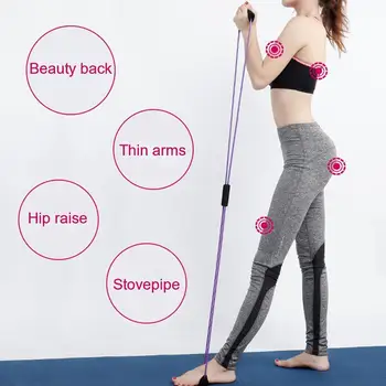 

8 Word Fitness Rope Resistance Bands Rubber Bands For Fitness Expander Elastic Exercise Workout Band Training Equipment Fit