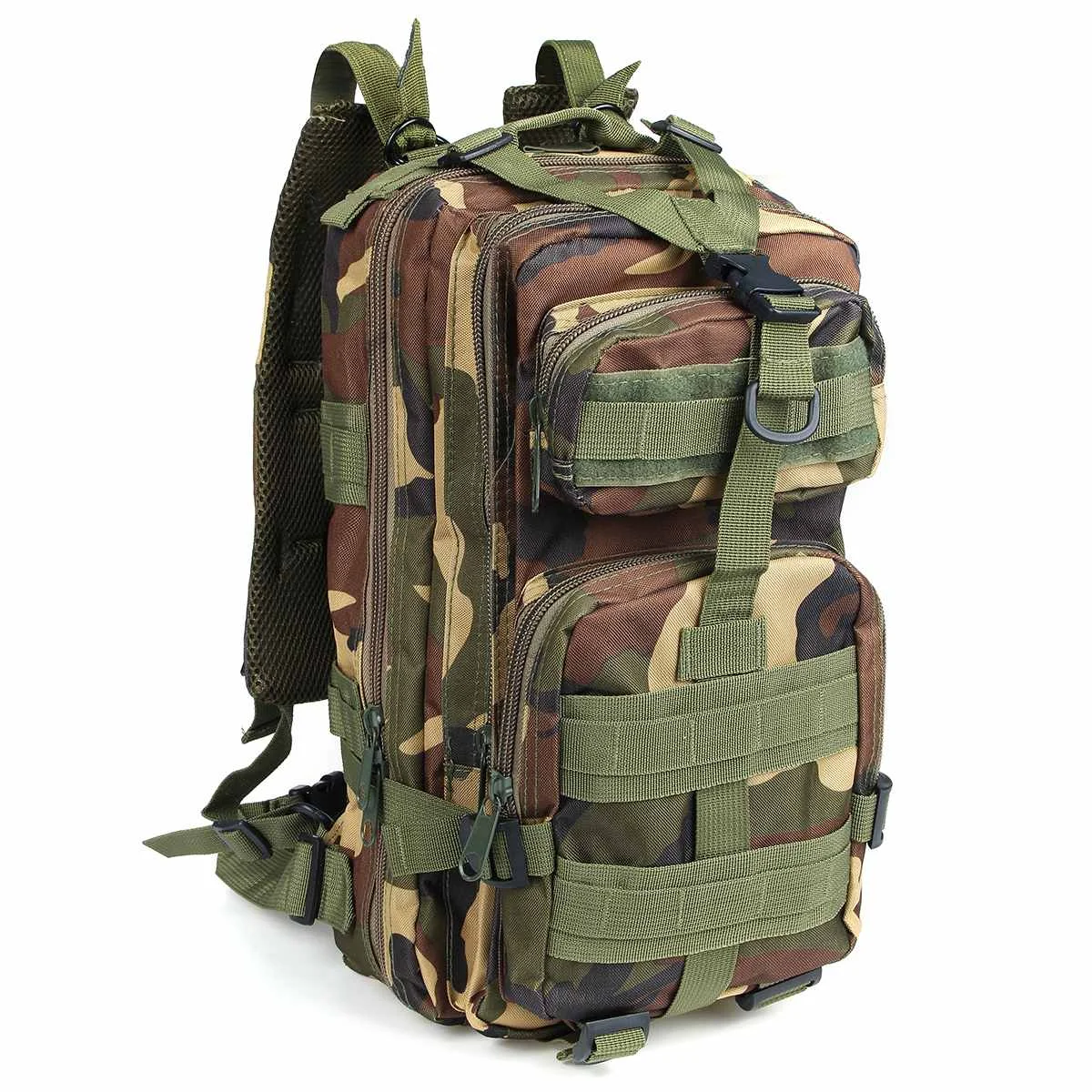 Woodland Camouflage 30L водонепроницаемые уличные сумки военный рюкзак тактический армейский спортивный кемпинг походный треккинг Сумка рыболовный охотничий Камуфляжный Рюкзак - Цвет: Woodland Camouflage