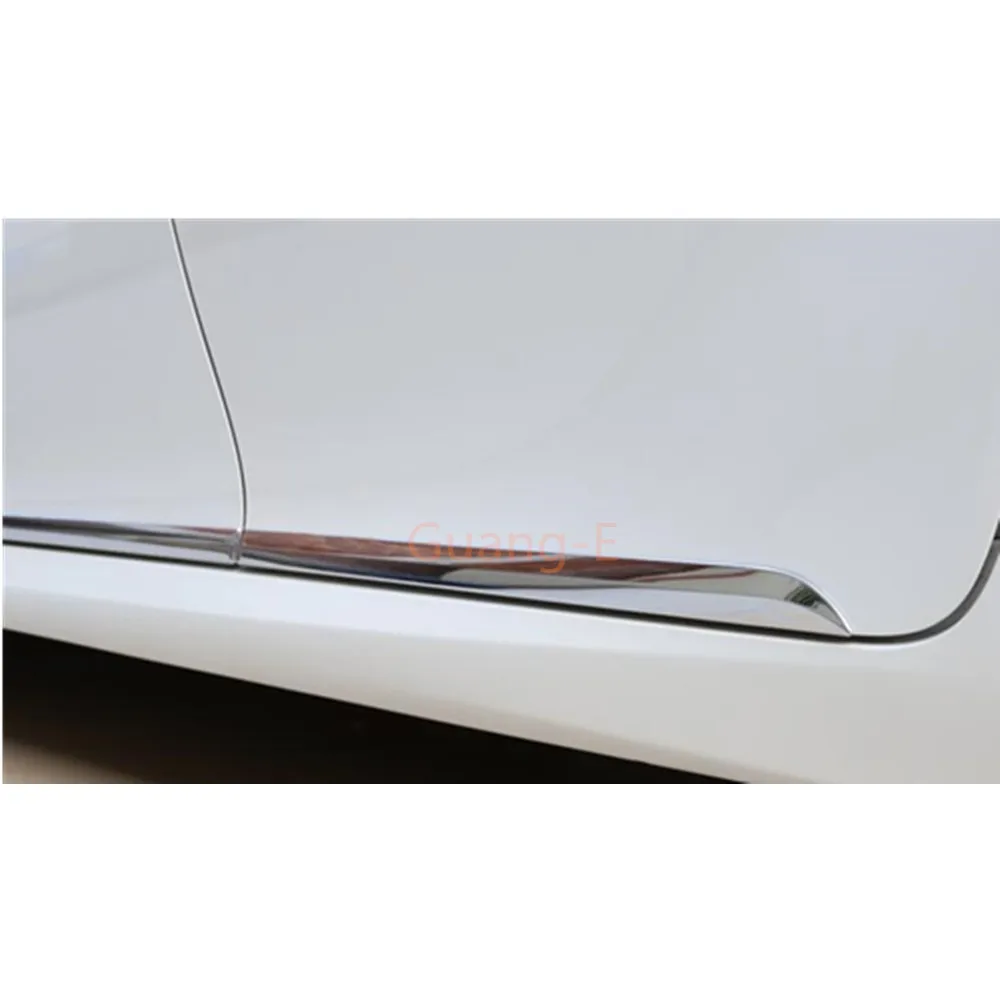 Для Toyota New Camry XV70 Автомобильная Боковая дверь обшивка кузова накладка молдинга ABS хром поток лампа панель бампер капоты