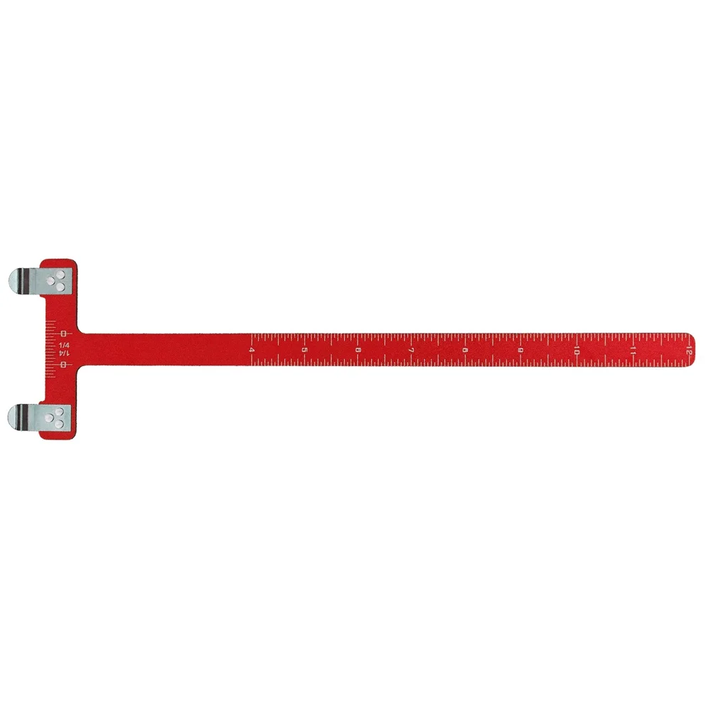 Archery Bow Square T Ruler Stainless Steel Material Hunting Measurement Tool Bow and Arrow Shooting Bowstring Positioning Scale