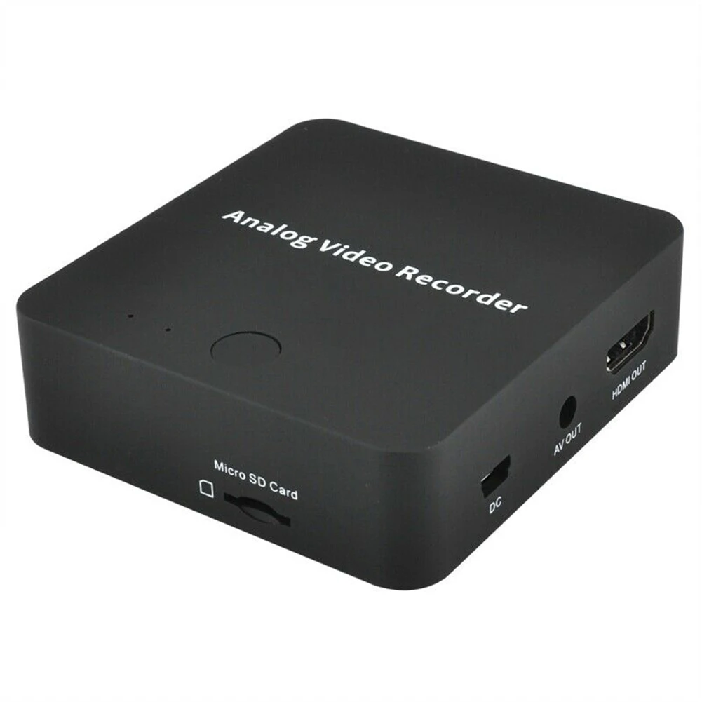 No Pc Need Digital Portable With Cable Video Recorder Card AV Audio Converter Device Capture Box ABS Black HDMI Output