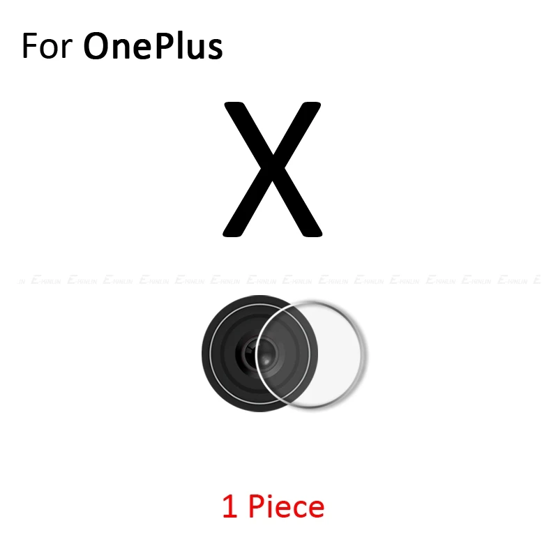 For OnePlus X Прозрачная защитная пленка для задней камеры из закаленного стекла для One Plus OnePlus 7 7T Pro 5G 6T 5 2 3T 3 X A6010 - Цвет: For OnePlus X