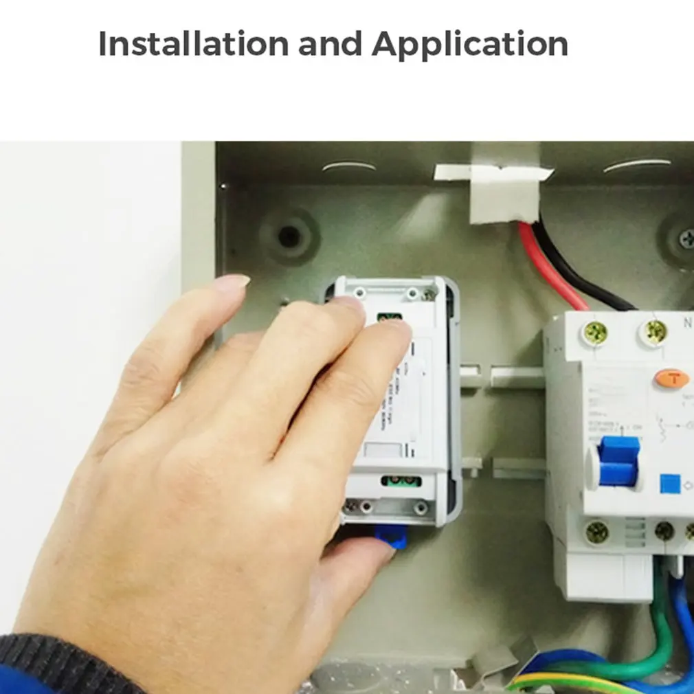 SONOFF dr Din Rail лоток Регулируемый монтируемый Держатель корпуса для Wi-Fi дистанционное управление переключатель Sonoff Basic/RF/Pow/TH10/16/Dual