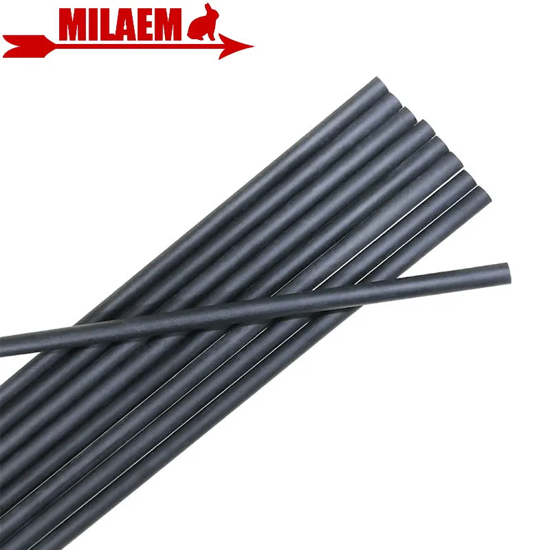 

6/12/24/50pcs 30inch Archery Mix Carbon Arrow Shaft Spine 500 ID6.2mm OD7.8mm Hunting Bow Target Shooting Accessories
