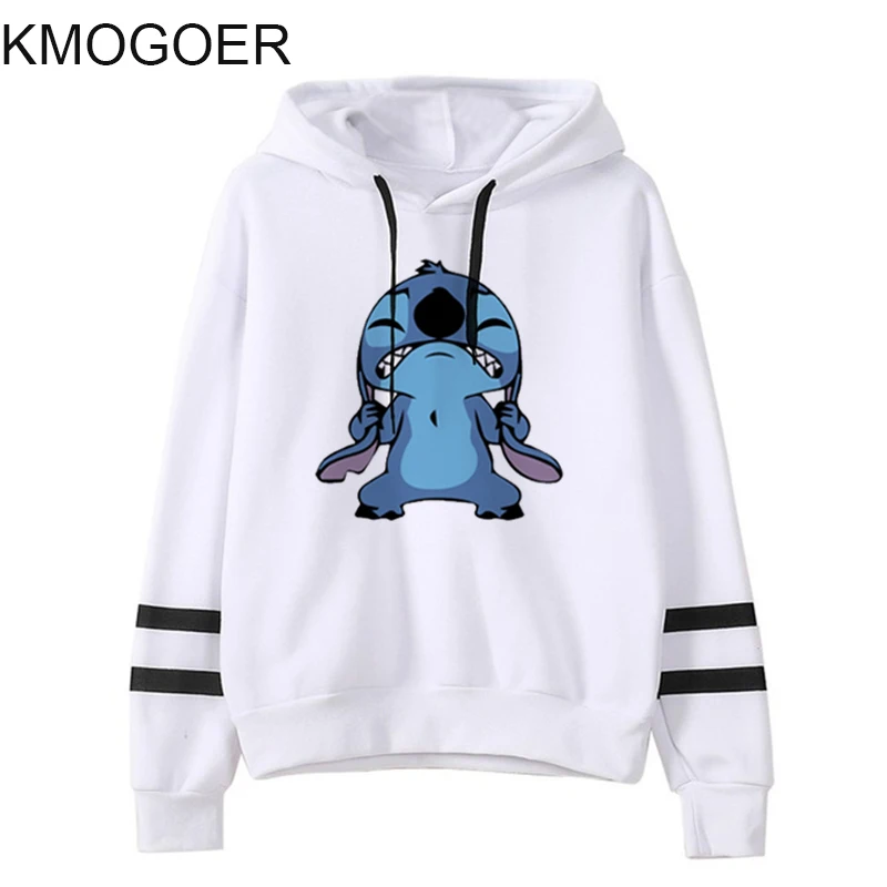 Толстовка с капюшоном в стиле милого аниме Lilo Stitch Ladiy Girl пуловер Kpop женская одежда женские толстовки с капюшоном в стиле Харадзюку - Цвет: GM12474