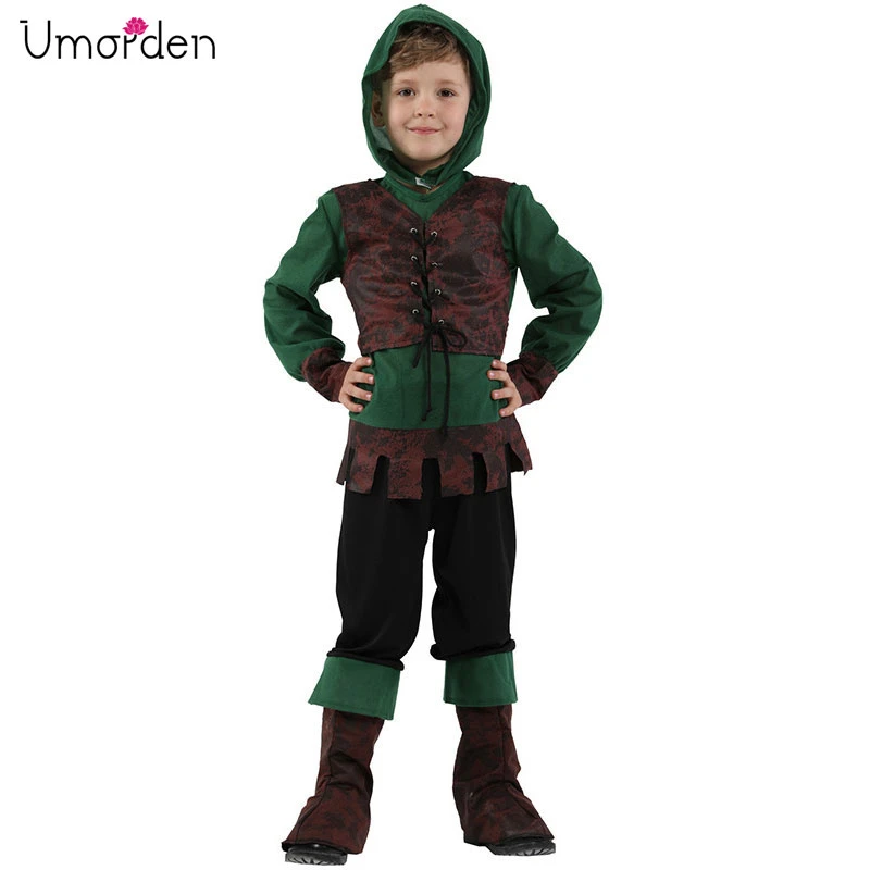 Verkeerd letterlijk jogger Umorden Kids Kind Middeleeuwse Archer Hunter Robin Hood Kostuum voor Jongens  Halloween Carnaval Party Fancy Cosplay|Jongens Kostuums| - AliExpress