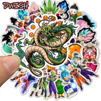 

10/30/50pcs Children Anime DRAGON BALL Waterproof Stickers Skateboard Guitar Suitcase Vsco Girl Graffiti Sticker Kid Classic Toy