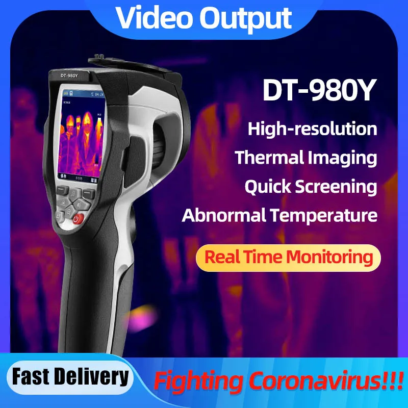 

A-BF Human Body Infrared Thermal Camera Crowd Temperature Inspection Thermal Imager Live Streaming to Computer or TV Bluetooth