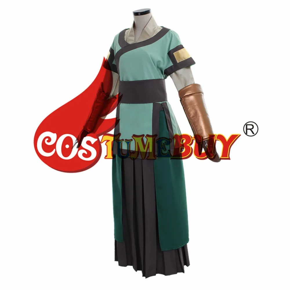CostumeBuy Аватар Последний Аэрограф Kyoshi костюм для взрослых мужчин женщин Хэллоуин Карнавальный Косплей индивидуальный заказ