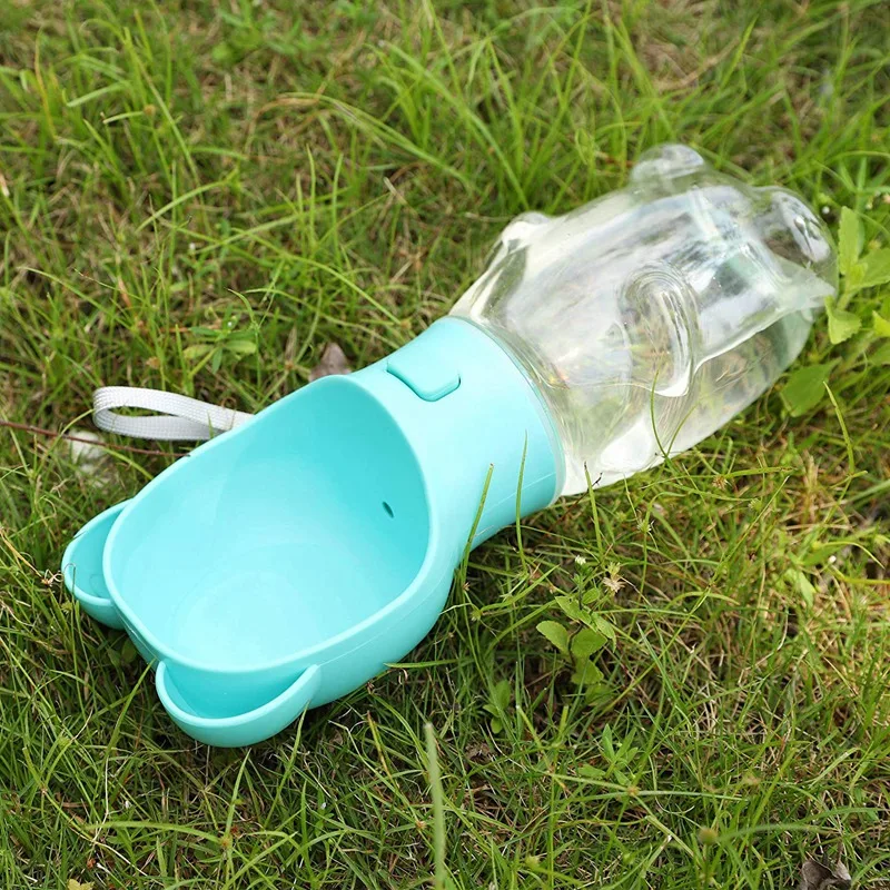 Бутылка для воды для собак, диспенсер для воды для собак с питанием для домашних животных, прогулки, путешествия, портативный-ABUX