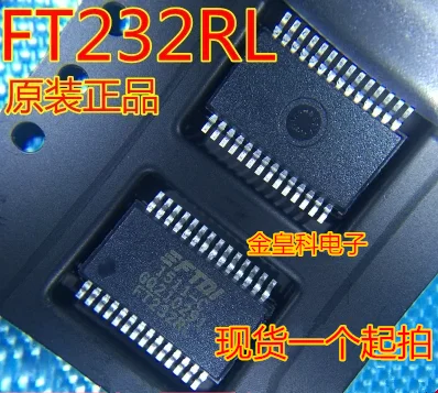 5 шт./лот FT232RL-REEL USB UART SSOP-28