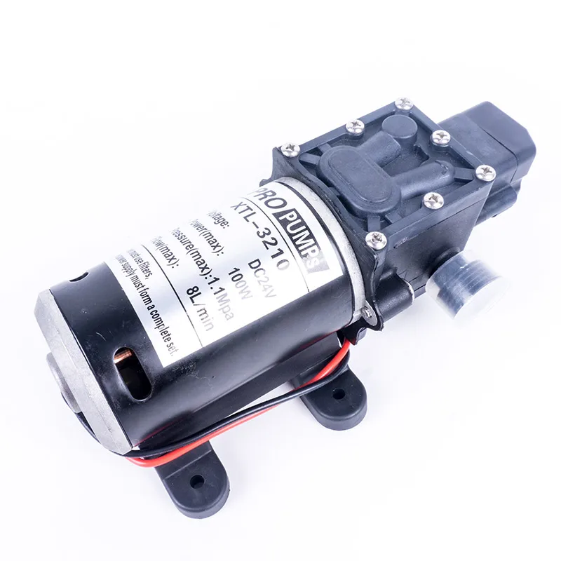 

DC 24V 100W 130PSI 8L/Min Mini Water High Pressure Diaphragm Self Priming Pump Automatic Switch Large Flow Water Pump for Home