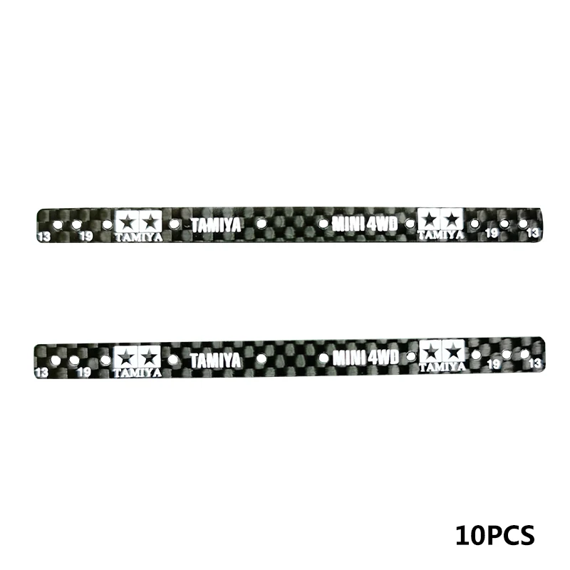 2PCS black 1,5 мм HG углеродного волокна армирующего пластины для ноутбука 13/19 мм роликовый 95123/15497 J-CUP для Tamiya по супер скидке мини 4WD моделей автомобилей - Цвет: 2PCS black