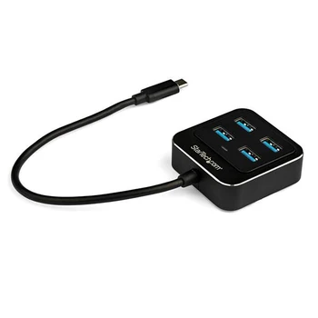 

StarTech.com 4-Port USB-C Hub - USB C to USB 3.1 Gen 2 Hub (10Gbps) - 4x USB-A, USB 3.2 Gen 2 (3.1 Gen 2) Type-C, USB 3.2 Gen 2