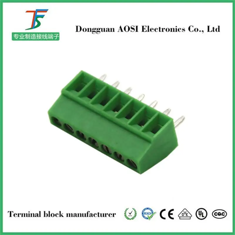 10PCS KF120-2.54-2P 3P 2.54MM pitch straight pin pcb screw terminal block connector 2PIN 3PIN green KF120 | Обустройство дома