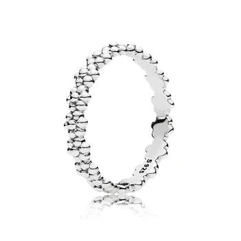 

Authentic 925 Sterling Silver Classic Daisise Flower Europe Ring For Original Women Bead Charm Gift DIY Jewelry
