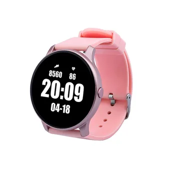 

Kw19pro Smart Watch Pink Sleep Tracker SMS Reminder Call Reminder Social Media Notification Heart Rate Monitoring Bracelet