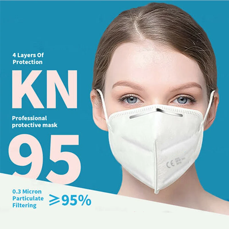 

Protective KN95 Mask Anti Infection Face Muffle Cover Respirator FFP2 PM2.5 Mouth Mask CE fda Fast Shipping