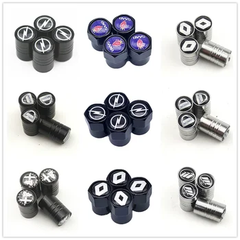 

100pcs Car Tire Valve Caps Air Tyre Stems Cover for Mitsubishi ASX Lancer Outlander evo Renault toyota Nissan ford fiesta