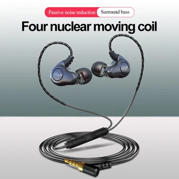 

Fashion In-Ear Headset with Microphone/Subwoofer 6D Stereo Surround Sound Earphone/HIFI Sound Quality For Huawei Samsung Xiaomi